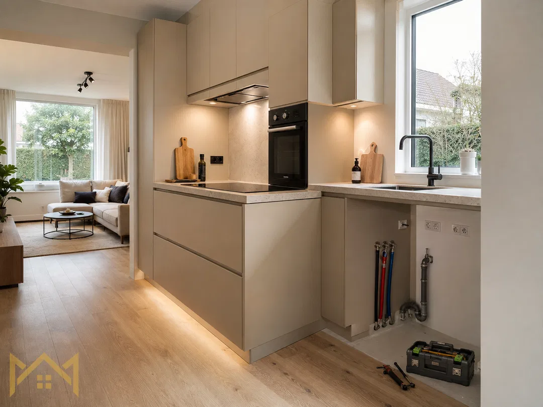 Keukenrenovatie in Zaanstad: van bestaande keuken naar een praktisch en...