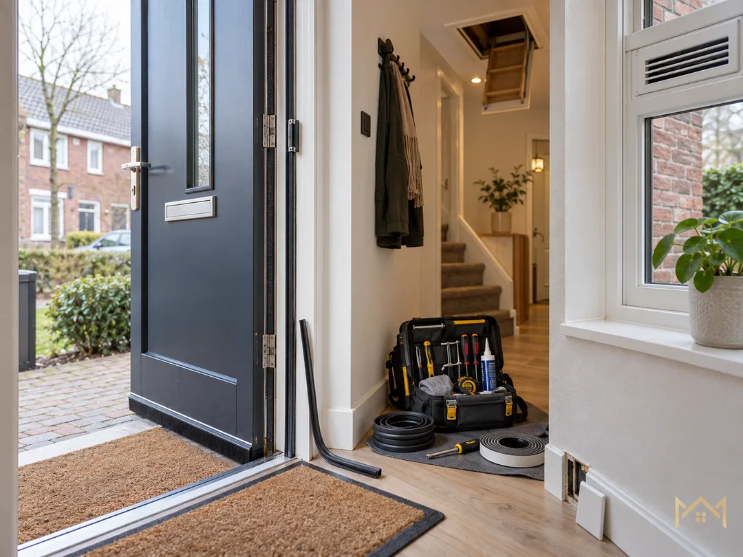 Tocht in huis: eerst opsporen, daarna pas afdichten Een koude luchtstroom langs...