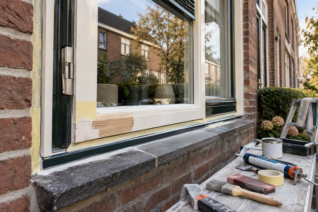 Houten kozijnen onderhouden: op tijd herstellen is vaak goedkoper dan vervangen...